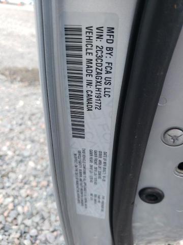 Photo 10 from auction – 2020 DODGE CHALLENGER with VIN 2C3CDZAGXLH191772