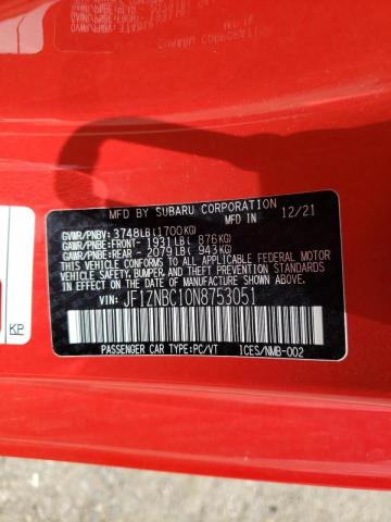 Photo 10 from auction – 2022 TOYOTA GR 86 with VIN JF1ZNBC10N8753051