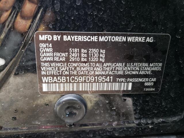 Photo 10 from auction – 2015 BMW 535 I with VIN WBA5B1C59FD919541