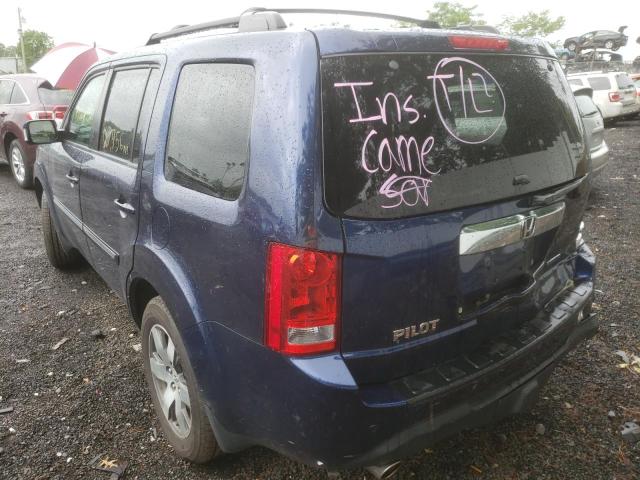 Photo 3 from auction – 2013 HONDA PILOT TOUR with VIN 5FNYF4H94DB037068