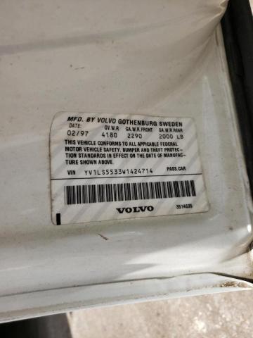 Photo 10 from auction – 1998 VOLVO S70 with VIN YV1LS5533W1424714