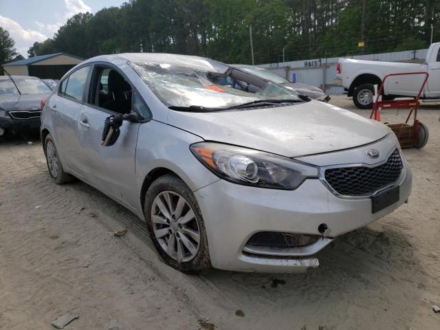 KIA FORTE LX 2014 with VIN KNAFX4A63E5082135 - Photo from auction