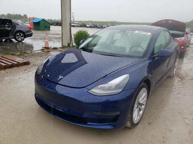 Photo 2 from auction – 2022 TESLA MODEL 3 with VIN 5YJ3E1EB4NF180896
