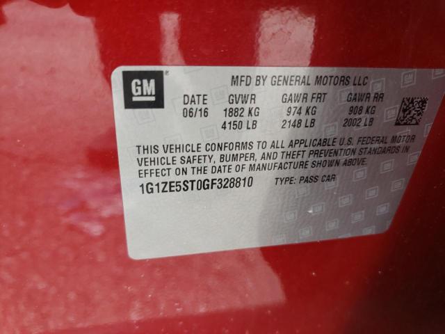 Photo 10 from auction – 2016 CHEVROLET MALIBU LT with VIN 1G1ZE5ST0GF328810