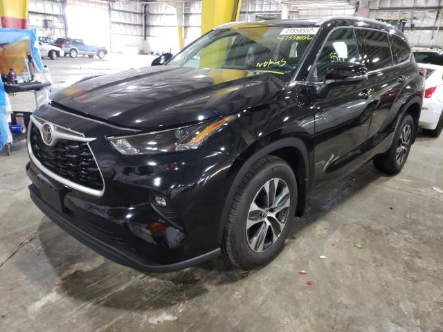 Photo 2 from auction – 2022 TOYOTA HIGHLANDER with VIN 5TDHZRBH7NS161661