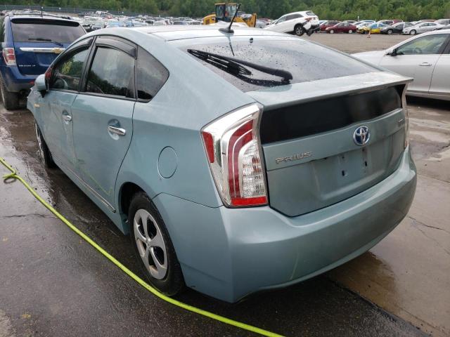 Photo 3 from auction – 2013 TOYOTA PRIUS with VIN JTDKN3DU4D5633375