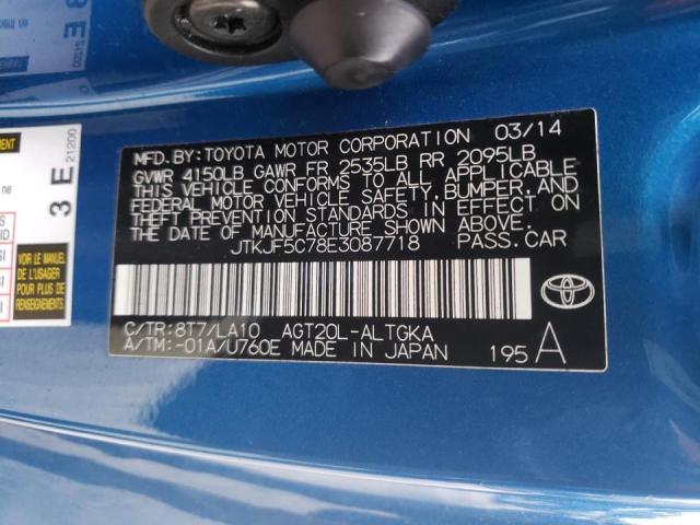 Photo 10 from auction – 2014 TOYOTA SCION TC with VIN JTKJF5C78E3087718