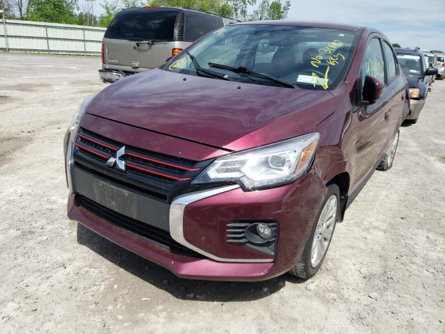 Photo 2 from auction – 2021 MITSUBISHI MIRAGE with VIN ML32FVFJ2MHF01621