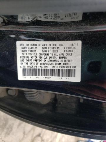 Photo 10 from auction – 2015 HONDA ACCORD EXL with VIN 1HGCR3F87FA033745