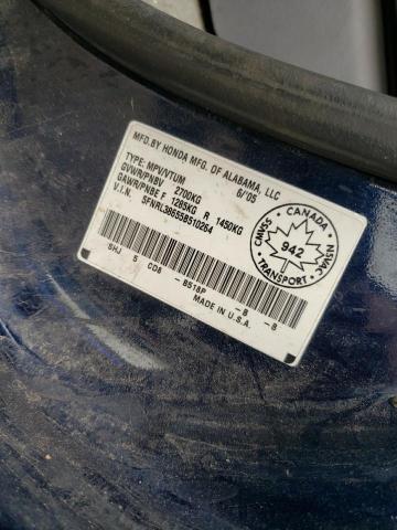 Photo 10 from auction – 2005 HONDA ODYSSEY EX with VIN 5FNRL38655B510264