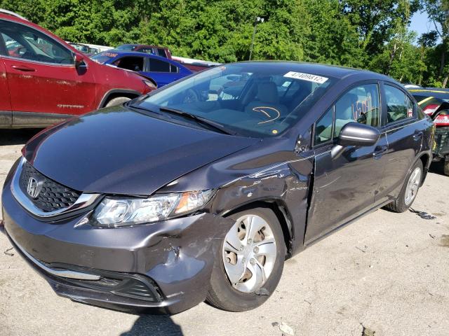 Photo 9 from auction – 2014 HONDA CIVIC LX with VIN 19XFB2F54EE044701