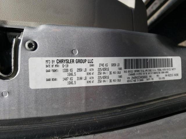 Photo 10 from auction – 2010 CHRYSLER TOWN & COU with VIN 2A4RR4DE5AR368685