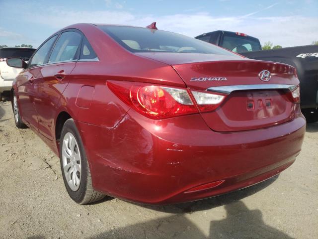 Photo 3 from auction – 2013 HYUNDAI SONATA GLS with VIN 5NPEB4AC0DH511605