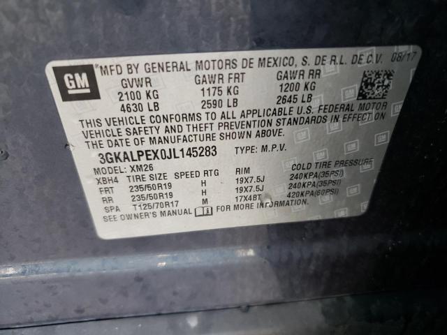 Photo 10 from auction – 2018 GMC TERRAIN SL with VIN 3GKALPEX0JL145283
