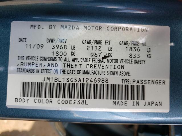 Photo 10 from auction – 2010 MAZDA 3 I with VIN JM1BL1SG5A1246988