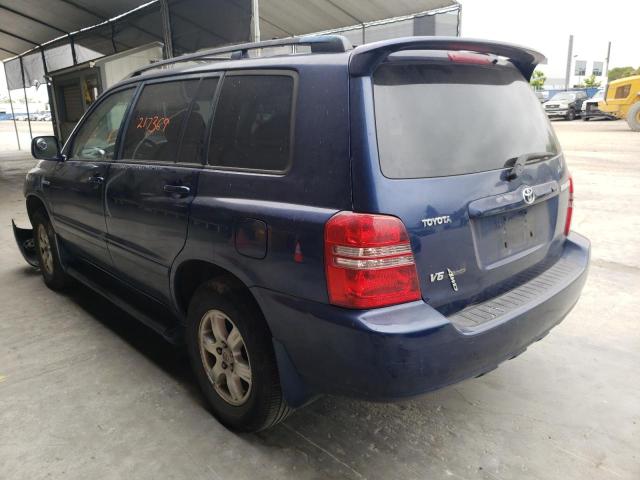 Photo 3 from auction – 2003 TOYOTA HIGHLANDER with VIN JTEHF21AX30105858