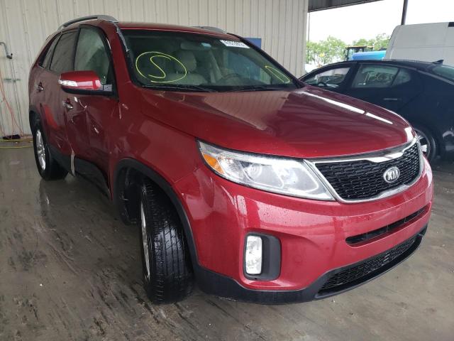 KIA SORENTO LX 2014 with VIN 5XYKT3A67EG543061 - Photo from auction