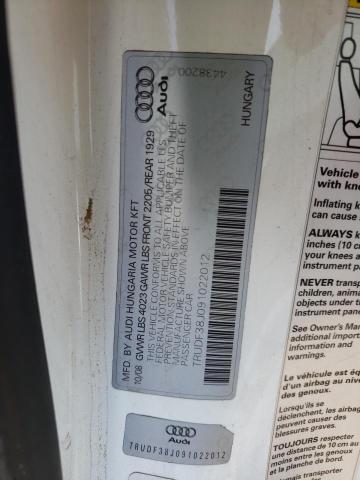 Photo 10 from auction – 2009 AUDI TT with VIN TRUDF38J091022012