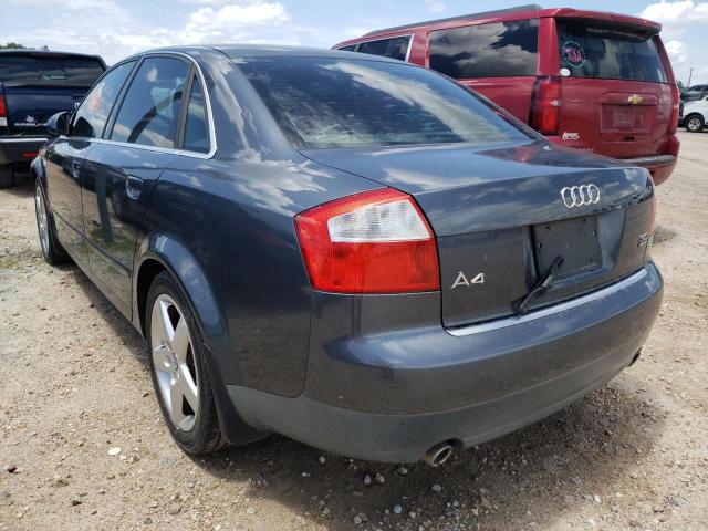 Photo 3 from auction – 2003 AUDI A4 3.0 QUA with VIN WAULT68EX3A140754