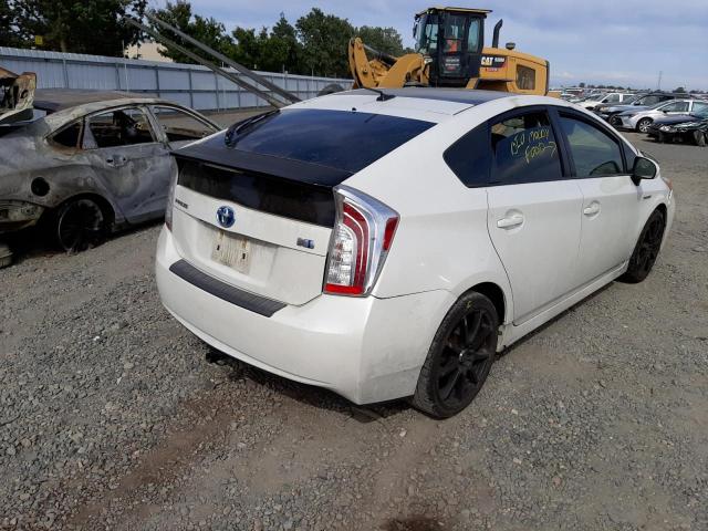 Photo 4 from auction – 2013 TOYOTA PRIUS with VIN JTDKN3DU7D5554542