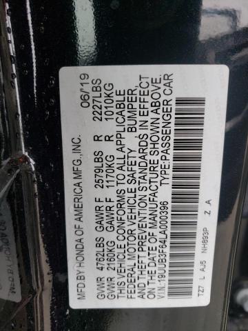 Photo 10 from auction – 2020 ACURA TLX TECHNO with VIN 19UUB3F64LA000396