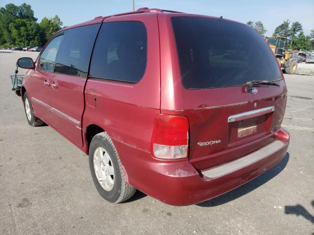 Photo 3 from auction – 2002 KIA SEDONA EX with VIN KNDUP131226201213