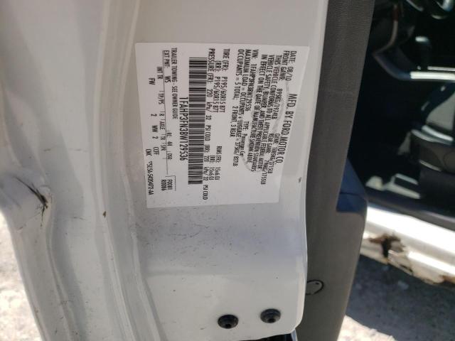 Photo 10 from auction – 2011 FORD FOCUS SE with VIN 1FAHP3FN3BW129536