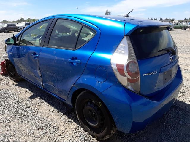Photo 3 from auction – 2012 TOYOTA PRIUS C with VIN JTDKDTB30C1515973