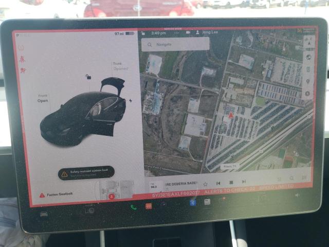 Photo 9 from auction – 2020 TESLA MODEL 3 with VIN 5YJ3E1EAXLF662017