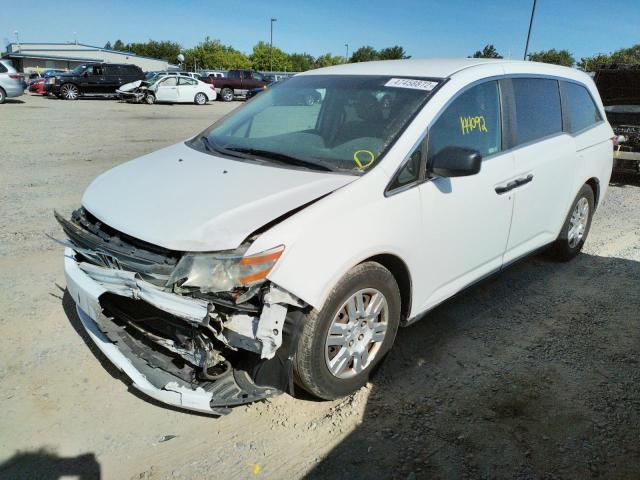 Photo 2 from auction – 2011 HONDA ODYSSEY LX with VIN 5FNRL5H27BB007050