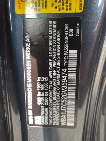 Photo 10 from auction – 2016 BMW M235I with VIN WBA1J7C52GV359474