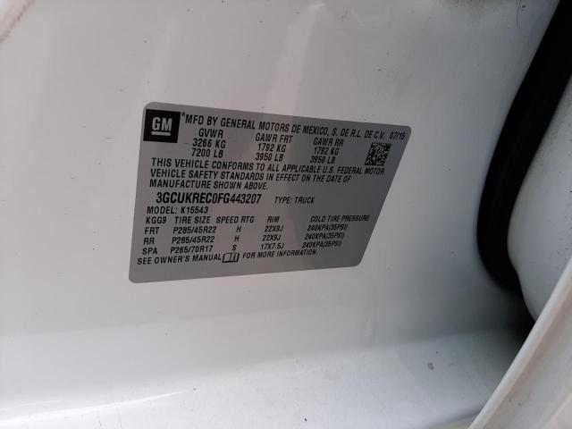 صورة رقم 10 من المزاد - 2015 CHEVROLET SILVERADO مع VIN 3GCUKREC0FG443207