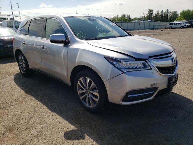 ACURA MDX TECHNO 2015 with VIN 5FRYD4H44FB009671 - Photo from auction