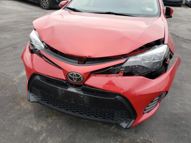 Photo 9 from auction – 2018 TOYOTA COROLLA L with VIN 5YFBURHE6JP839904