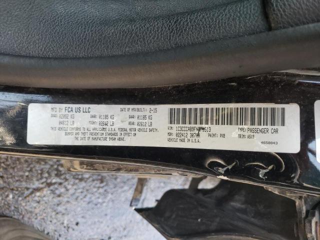 Photo 10 from auction – 2015 CHRYSLER 200 LIMITE with VIN 1C3CCCAB9FN671513