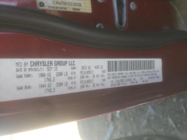 Photo 10 from auction – 2013 JEEP PATRIOT with VIN 1C4NJPBB1DD109706
