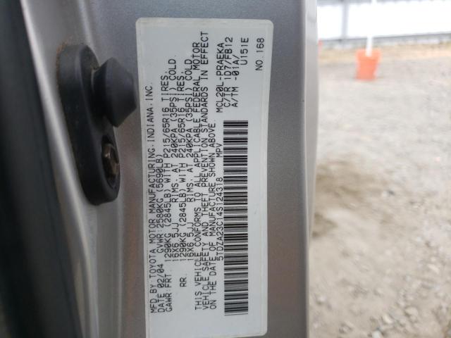 Photo 10 from auction – 2004 TOYOTA SIENNA CE with VIN 5TDZA23C14S124318
