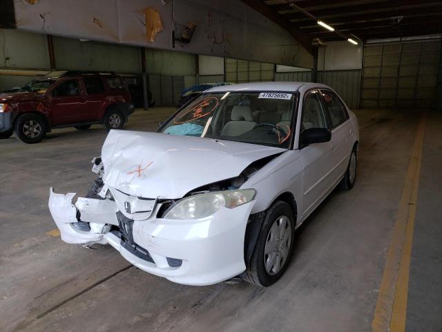 Photo 2 from auction – 2004 HONDA CIVIC LX with VIN 2HGES16544H617686