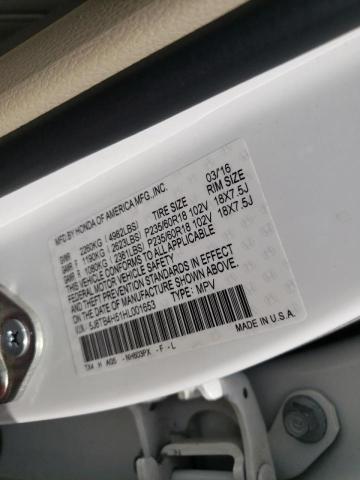 Photo 10 from auction – 2017 ACURA RDX TECHNO with VIN 5J8TB4H51HL001653