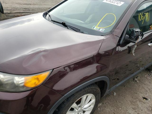 Photo 9 from auction – 2011 KIA SORENTO BA with VIN 5XYKT4A27BG095564