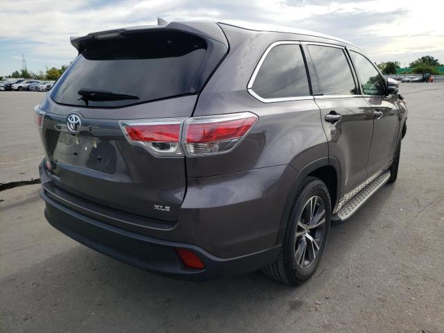 Photo 4 from auction – 2016 TOYOTA HIGHLANDER with VIN 5TDKKRFH9GS504204