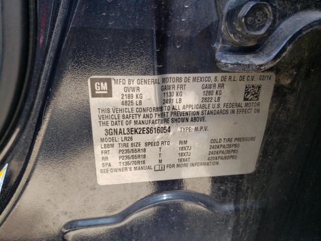 Photo 10 from auction – 2014 CHEVROLET CAPTIVA LT with VIN 3GNAL3EK2ES616054