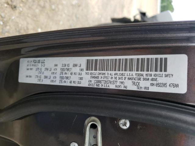 Photo 10 from auction – 2019 RAM 1500 CLASS with VIN 1C6RR6TT2KS701577