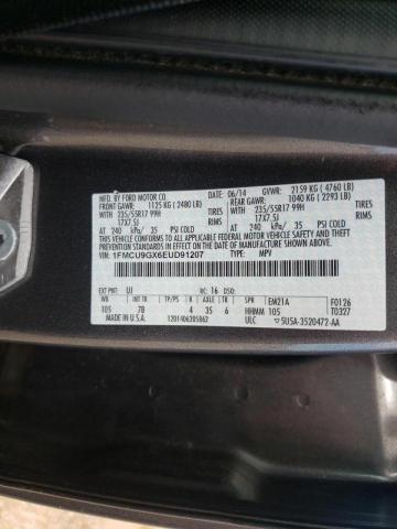 Photo 10 from auction – 2014 FORD ESCAPE SE with VIN 1FMCU9GX6EUD91207
