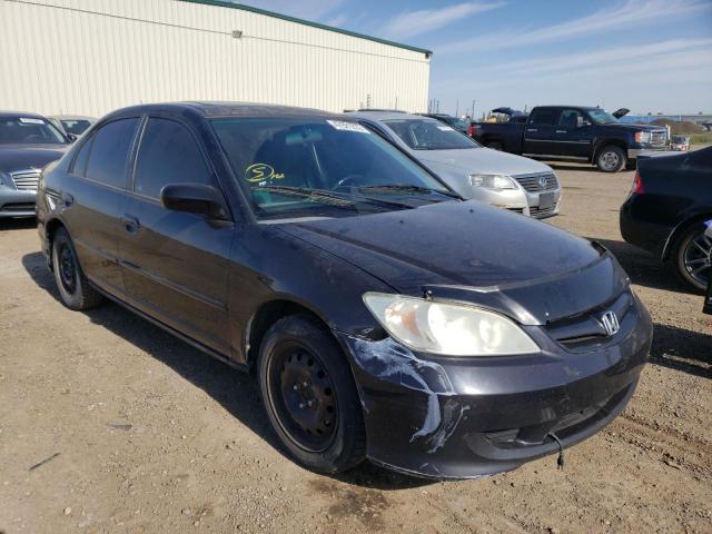 HONDA CIVIC EX 2005 with VIN 2HGES16845H015057 - Photo from auction