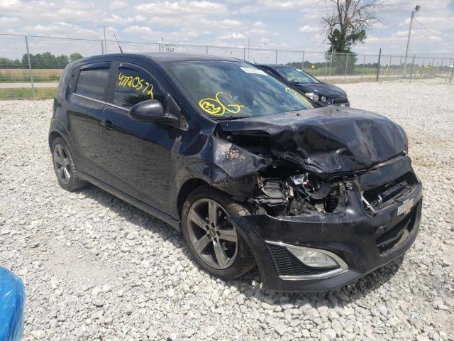 CHEVROLET SONIC RS 2013 with VIN 1G1JG6SB1D4180324 - Photo from auction