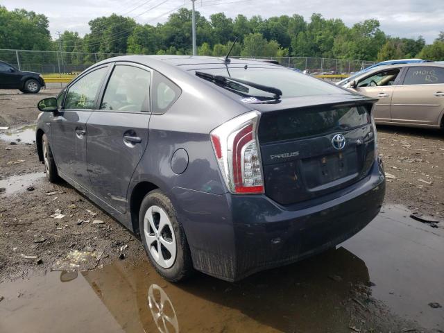 Photo 3 from auction – 2013 TOYOTA PRIUS with VIN JTDKN3DU2D1636847