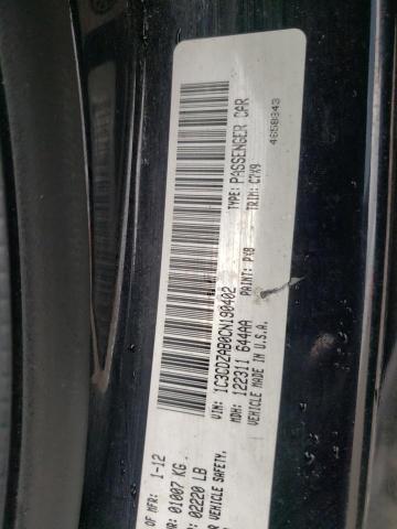 Photo 10 from auction – 2012 DODGE AVENGER SE with VIN 1C3CDZAB0CN190402