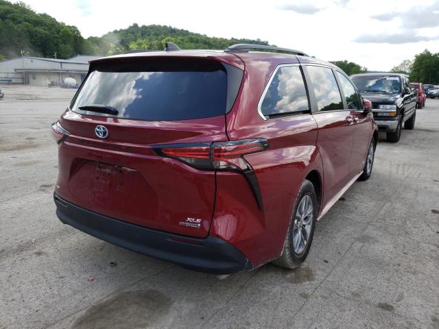 Photo 4 from auction – 2021 TOYOTA SIENNA XLE with VIN 5TDYSKFC5MS036845