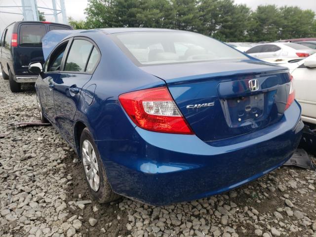 Photo 3 from auction – 2012 HONDA CIVIC LX with VIN 19XFB2F53CE322632